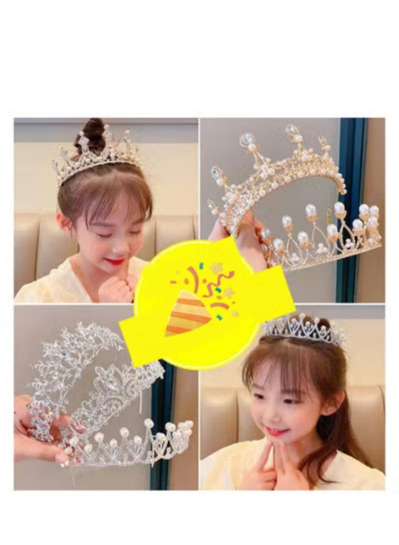 Girl's Crown Diamond Princess hairpin birthday headband  - Image 2