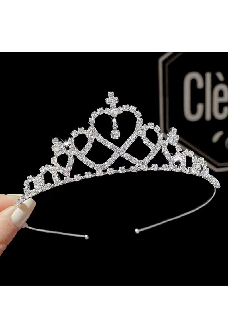 Girl's Crown Diamond Princess hairpin birthday headband  - Image 1