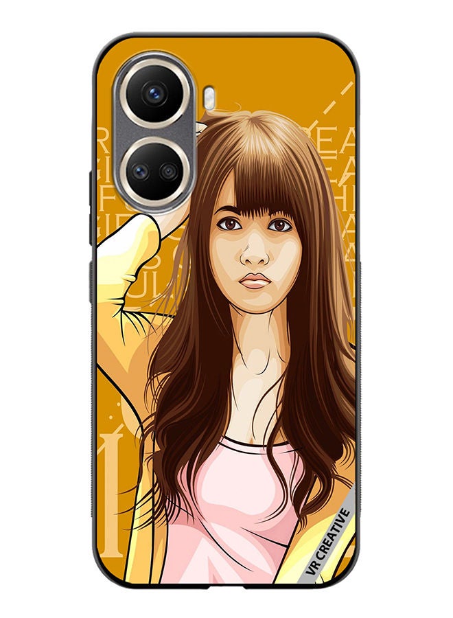 VR CREATIVE Protective Case Cover For Huawei Nova 10 SE Girl Posing Design Multicolour - Image 1