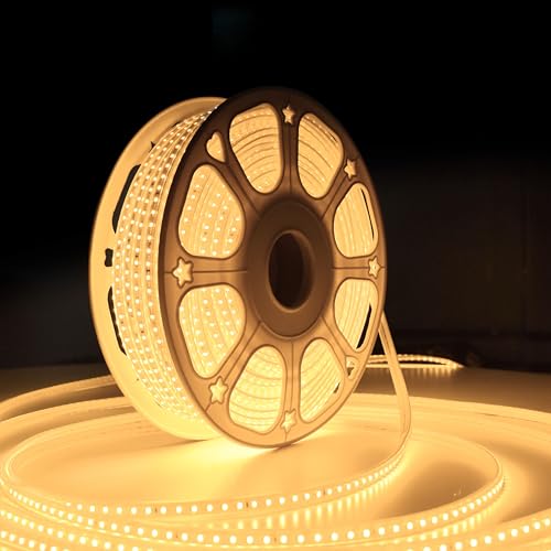 Forus LED Rope Light 10 Meter 1-Year Warranty, Outdoor Waterproof Decorative Cove Lights for Ceiling, Balcony, Home Decor, Interior Decoration, Flexible Profile Light for Diwali, Christmas -Warm White - Image 1