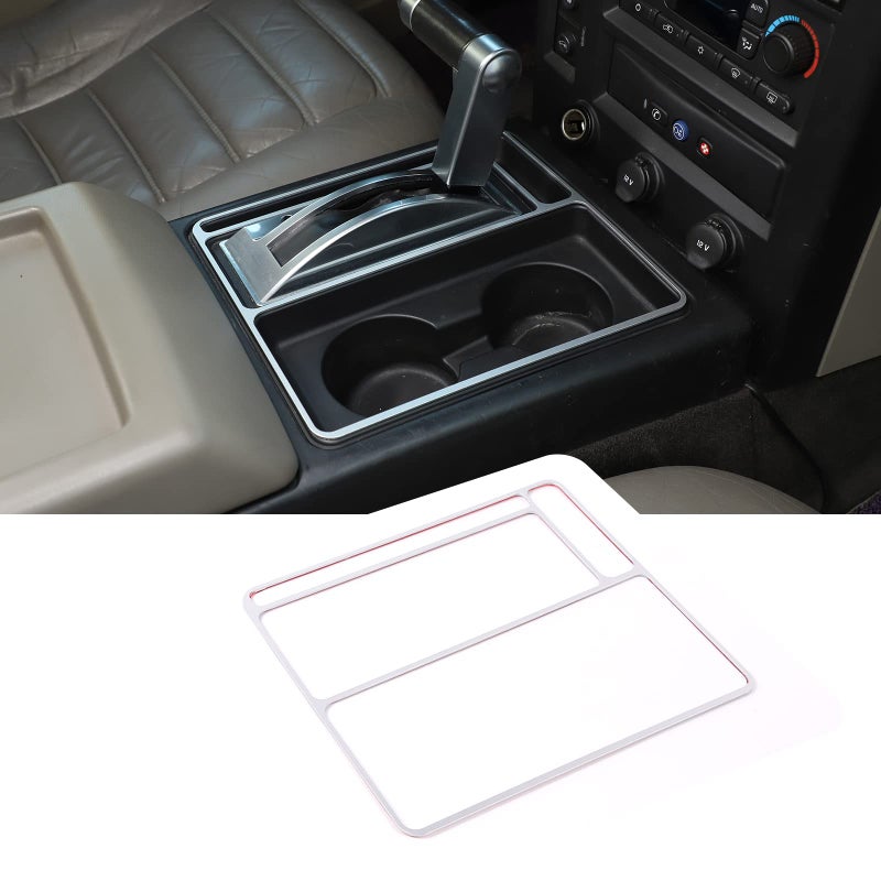 PIUGILH Central Control Gear Shift Panel Accessory Decoration Trim Frame for 2003-2007 Hummer H2 Gear Shift Box Panel Cover Interior Decoration - Car Interior Accessories - Image 1