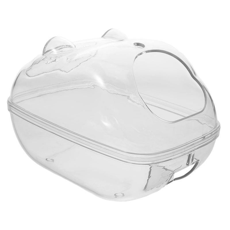 Hamster Sand Bath Container Splashproof Bathtub Small Pet Bathroom Toilet Blue - Image 2