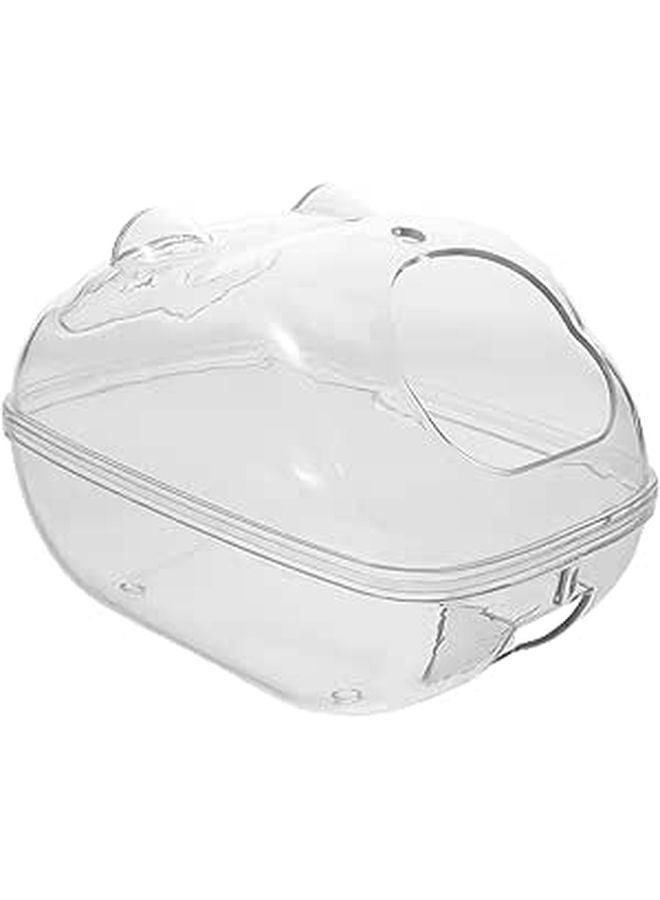 Hamster Sand Bath Container Splashproof Bathtub Small Pet Bathroom Toilet Blue - Image 1