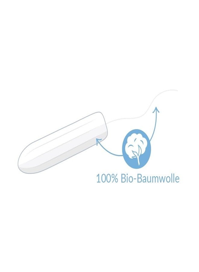 Natracare Non-Applicator 100% Organic Cotton Tampons, Super Plus, Totally Chlorine Free, Biodegradable and Compostable (1 Pack, 20 Tampons Total - Image 3