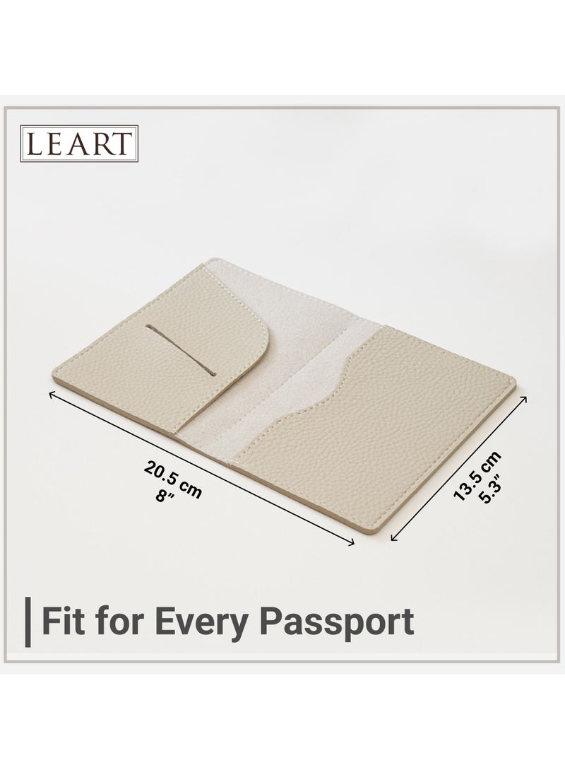Leather Passport Cover – Passport Holder | Passport Wallet for Men | Passport Case | Passport Cover Holder | Travel Accessories | Travel Gifts (Camel)