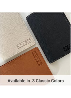 LeArt Leather Passport Cover – Passport Holder | Passport Wallet for Men | Passport Case | Passport Cover Holder | Travel Accessories | Travel Gifts (Camel)  - Image 5