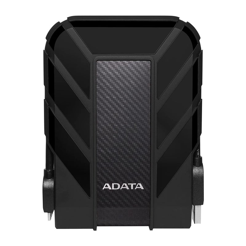 ADATA HD710 Pro - 2 TB External Hard Drive - Shockproof, Waterproof & Dustproof - Durable Storage - For Gamers, Students & Professionals - Mac, PC & Linux Compatible - Black - AHD710P-2TU31-CBK - Image 1