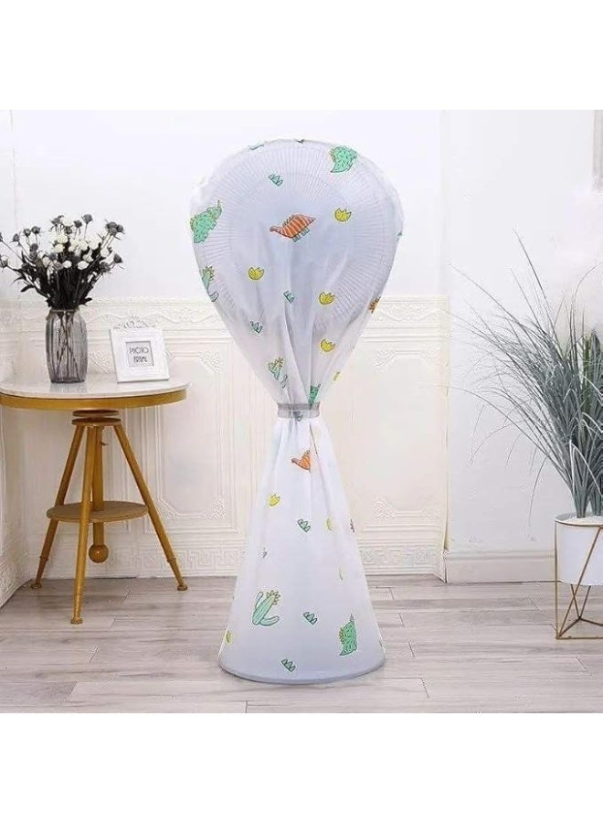 Decorative Dustproof Stand Fan Cover – Universal Fit - Image 4
