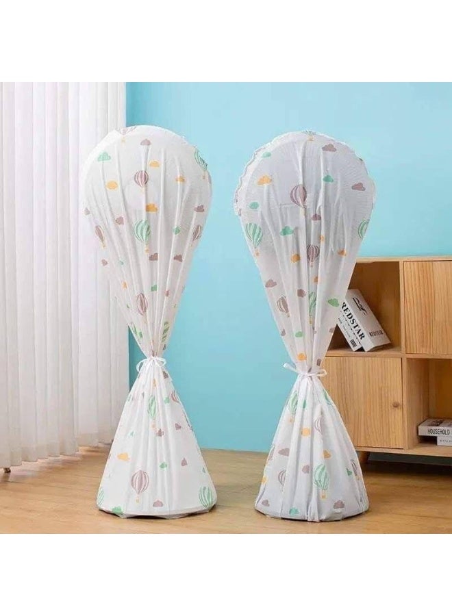 Decorative Dustproof Stand Fan Cover – Universal Fit - Image 3