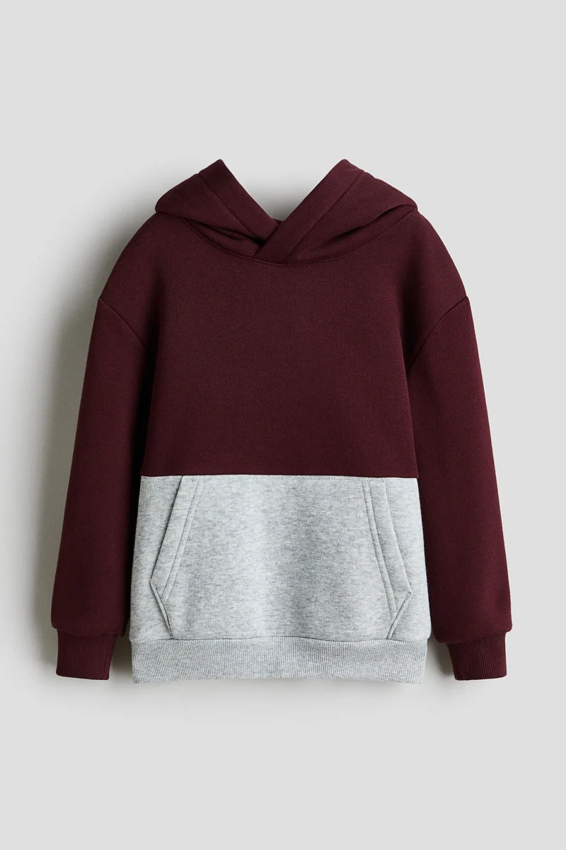 H&M Block-coloured hoodie