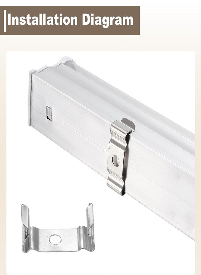 MECCANIXITY T5 Clips Bracket Hanger Fluorescent Tube T5 LED Bulb Holder Clamps Light Fixture Replacement for LED Integrated Lighting, Pack of 18 - Image 5