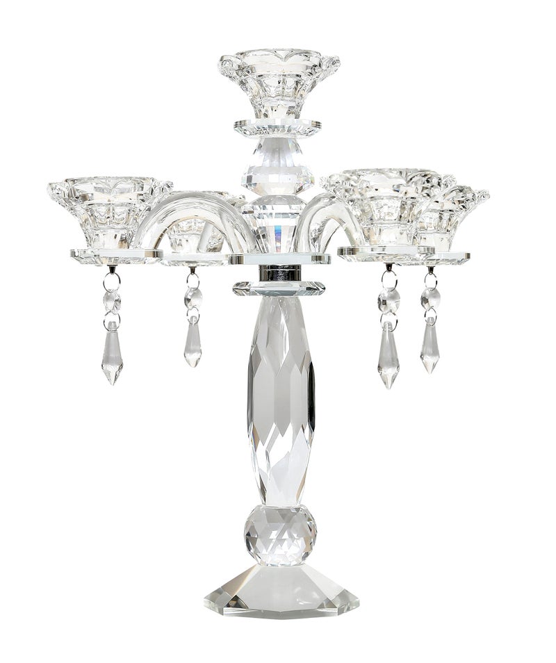 Amlong Crystal Amlong Crystal 5Arm Crystal Candelabra 
