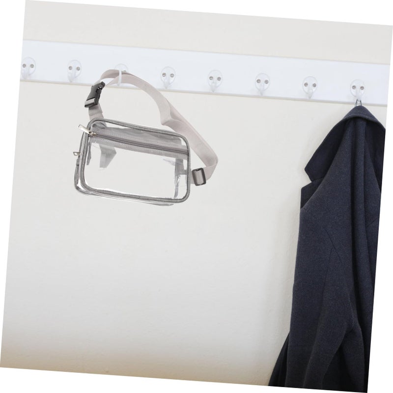 Adjustable Transparent Fanny Pack with Multiple Compartments for Cycling Running Hiking Daily Use - Image 4