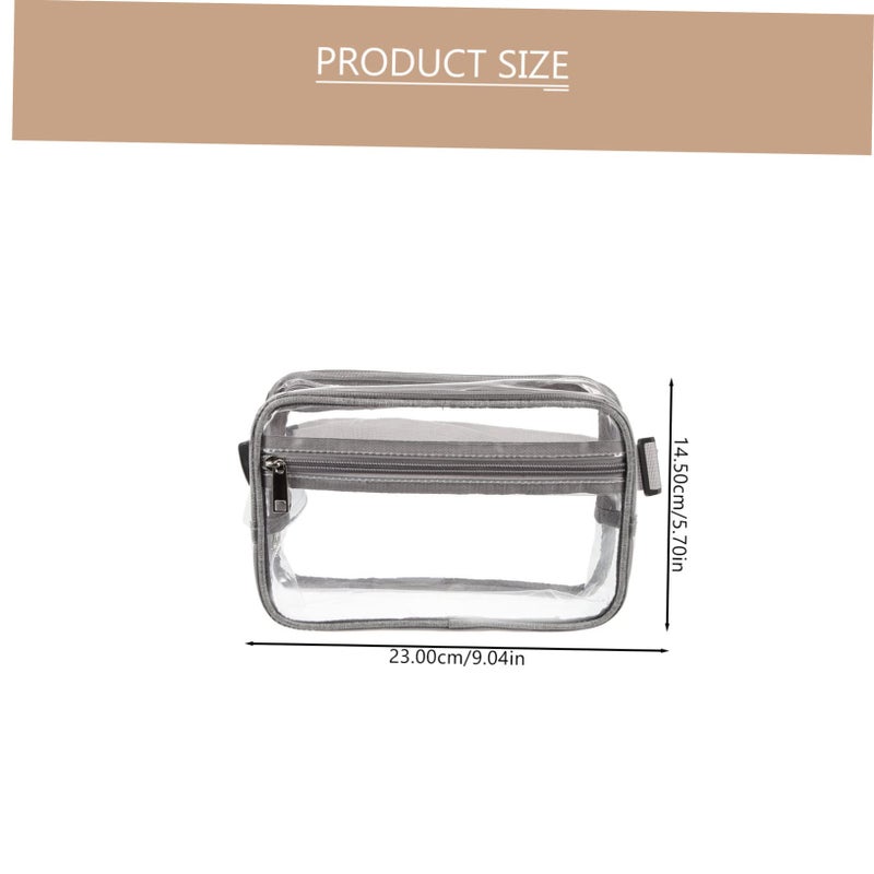 Adjustable Transparent Fanny Pack with Multiple Compartments for Cycling Running Hiking Daily Use - Image 3