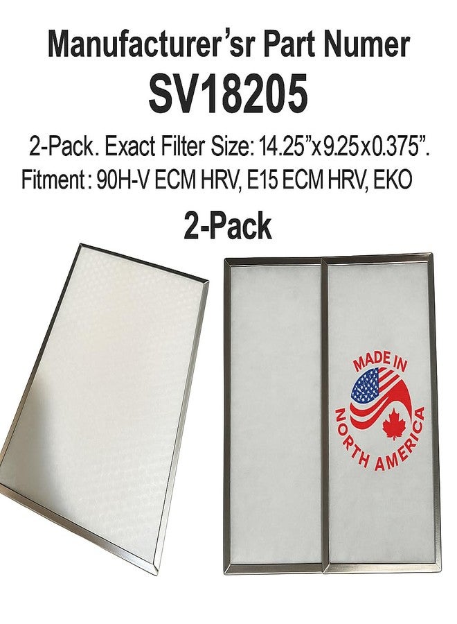 اريس طقم فلتر HRV SV18205، 9.25 × 14.25 × 0.38 بوصة، عبوة من قطعتين - Image 3