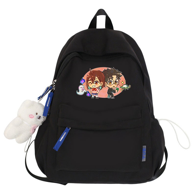 Dang Da Dang Bag Supernatural Ayase Peach Dan Da Dan Peripheral Animation Backpack Bold Party Backpack Tide - Image 1