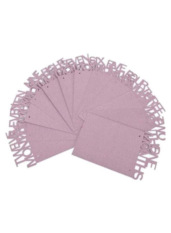 Y&D 12 Months Photo Frame First Happy Birthday Decoration Banner - Image 2