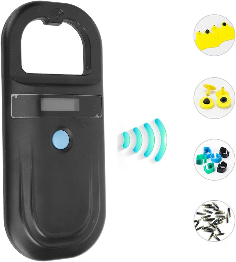 Multi Protocol Animal ID Scanner Portable Pet Chip Reader Long Battery Life for Pet Identification,ISO11784/85 FDXB,Wireless Transmission,ABSTag (Black) - Image 3
