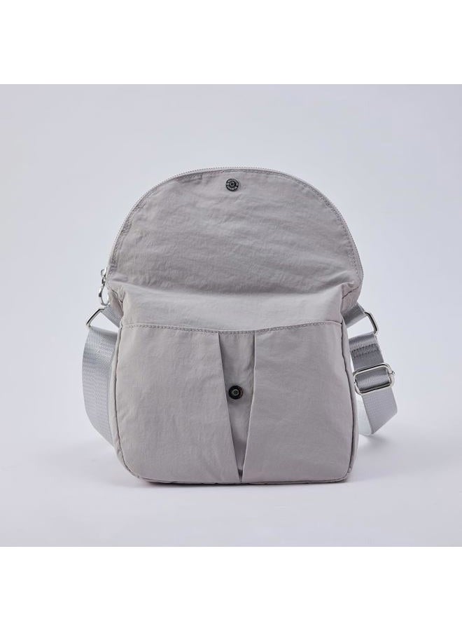 VAKAER Crossbody Purse for Women, 5L Casual Festival Bag With Adjustable Strap Women's Shoulder Handbags for Travel Workout (Light Grey) - Image 2