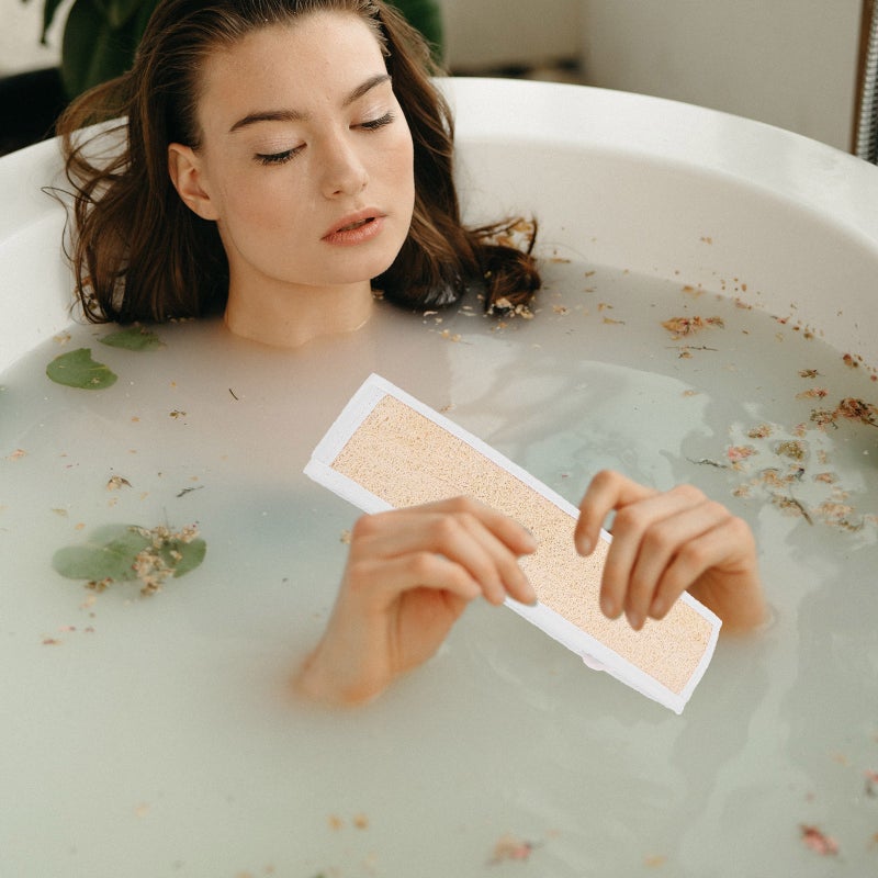 Body Exfoliating Scrubber Bath Exfoliating Shower Loofah Sponge Wash Cloth Exfoliating Washcloth Towel - Image 2