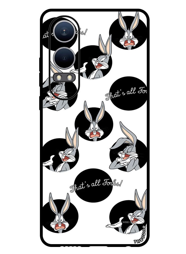 Theodor Protective Case Anti Scratch Shock Proof Bumper Cover For Oppo K12x (China) Bugs Bunny (3) - Image 1