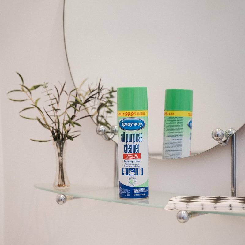 Sprayway All Purpose Disinfectant Cleaner, Foaming Action, 19 Ounce - Image 2