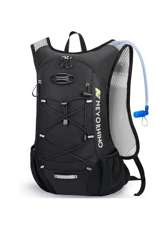 Arabest Lightweight Hydration Backpack, Running Backpack with 2L Water Bladder, Hydro Water Daypack for Cycling Hiking Rave for Men Women - Image 1