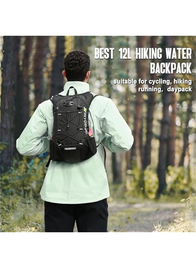 Arabest Lightweight Hydration Backpack, Running Backpack with 2L Water Bladder, Hydro Water Daypack for Cycling Hiking Rave for Men Women - Image 2