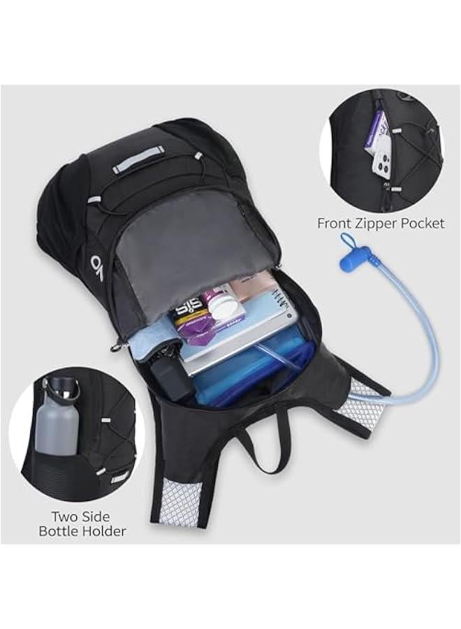 Arabest Lightweight Hydration Backpack, Running Backpack with 2L Water Bladder, Hydro Water Daypack for Cycling Hiking Rave for Men Women - Image 4