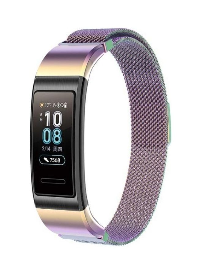 Milanese Replacement Strap Watchband For Huawei Band 3 Pro/4 Pro Multicolour - Image 4