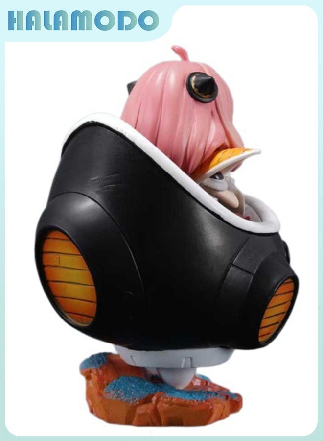 هالامودو Spy x Family Anya و Frieza شخصية قابلة للتبديل ذات رأس مزدوج ، نموذج أنيمي رائع مع تبادل رأس غريب ، زينة مكتب وهدية عيد ميلاد 15.5 سم - Image 3