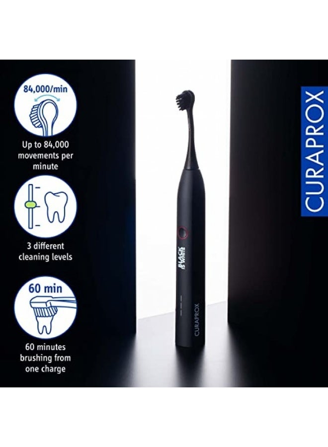 Curaprox Electric Toothbrush – Black Is White with Carbon Bristles - Image 3