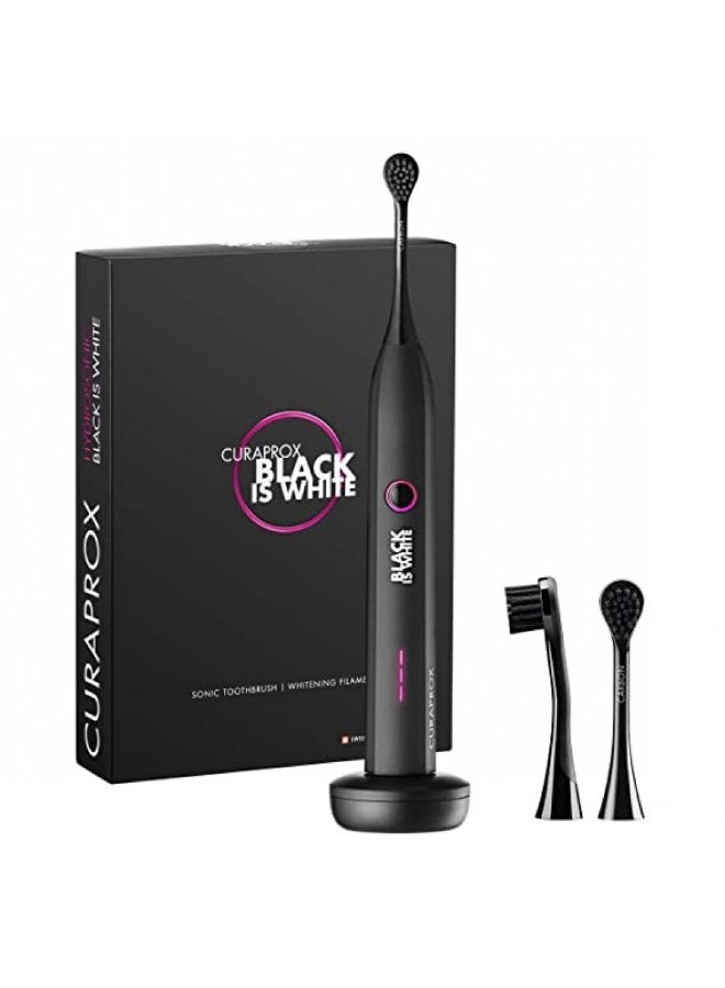 Curaprox Electric Toothbrush – Black Is White with Carbon Bristles - Image 4