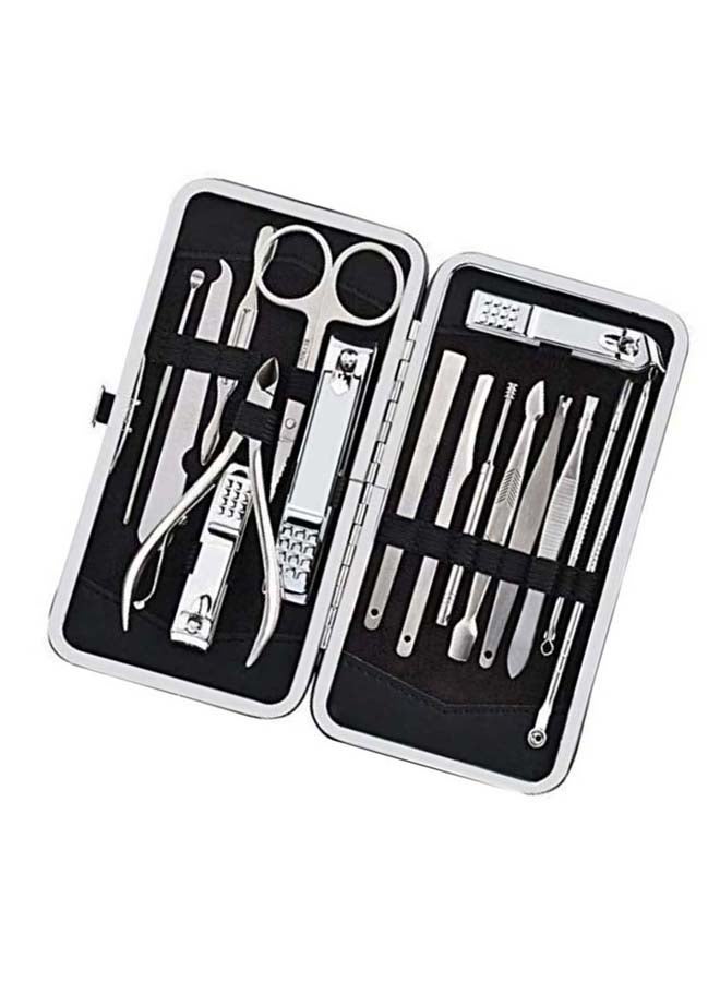 Rozia 16-Piece Manicure and Pedicure Nail Clippers Set - Image 2