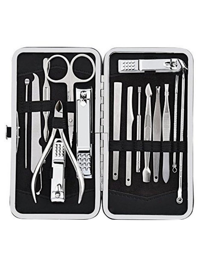 Rozia 16-Piece Manicure and Pedicure Nail Clippers Set - Image 1