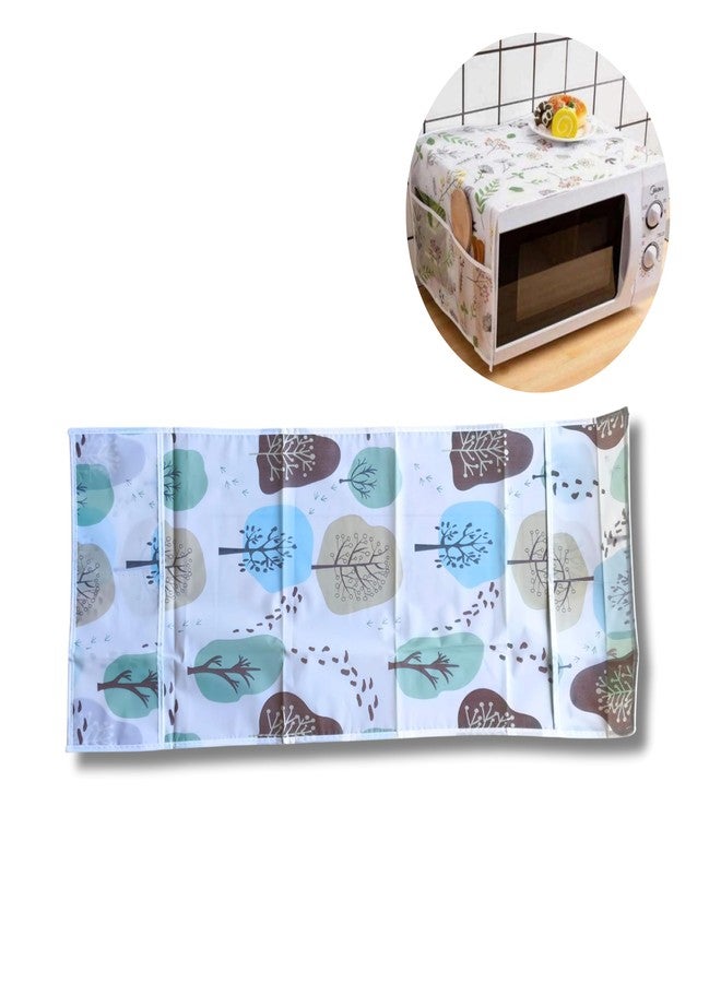 GOVAVI™ Microwave Oven Cover, Waterproof Modern Design Kitchen Oven Cover Attractive Decorative Dust Proof Appliance Oven Top Cover (Multicolor) - Image 1