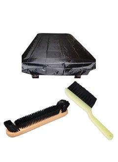 Laxmi Ganesh Billiard Laxmi Ganesh Billiard Combo of Pool Table CoverCushion Brush N Brush 9  - Image 1