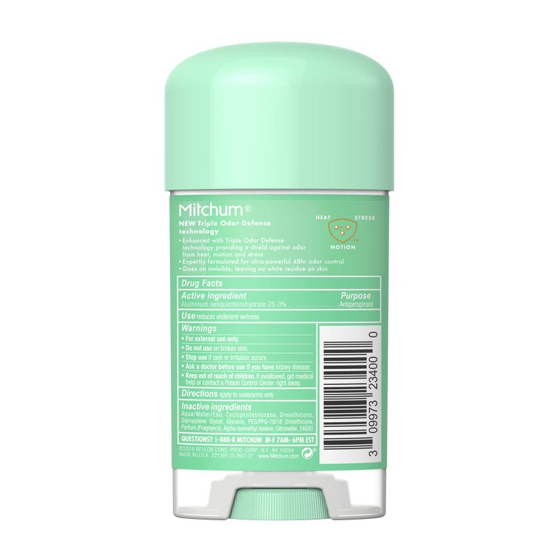 Mitchum Advanced Women Gel Anti-Perspirant & Deodorant, Shower Fresh 2.25 oz (Pack of 2) - Image 4