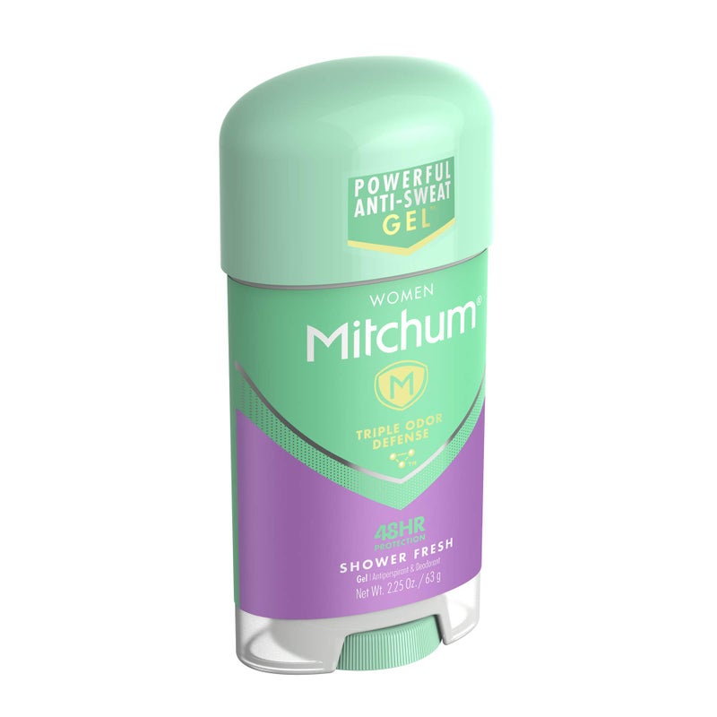 Mitchum Advanced Women Gel Anti-Perspirant & Deodorant, Shower Fresh 2.25 oz (Pack of 2) - Image 3