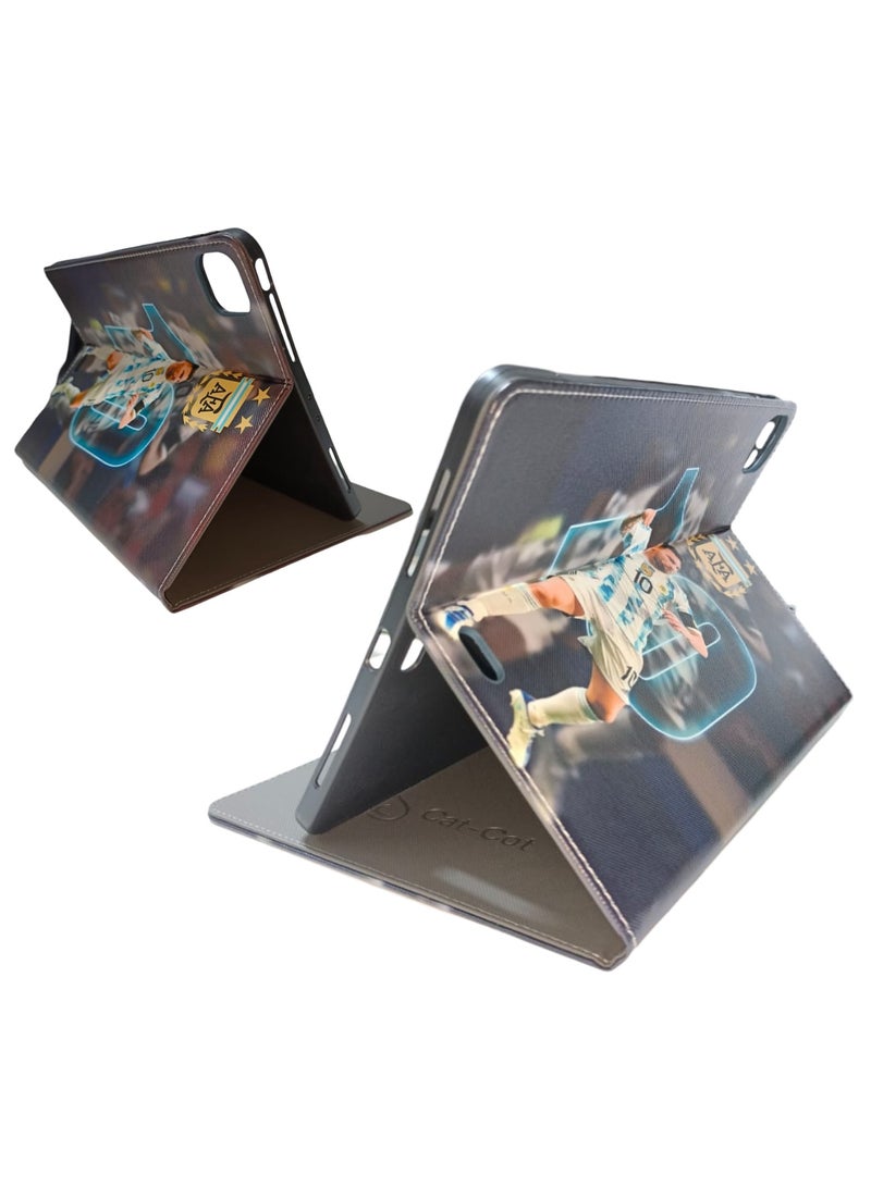 Lionel Messi Print Flip case for iPad Pro 11 Inch Shockproof Case for iPad Pro 11 Inch Cartoon Case (2022/2021, 4th/3rd Generation), iPad Pro 11 Inch Cover Protective Flip Case - Image 3
