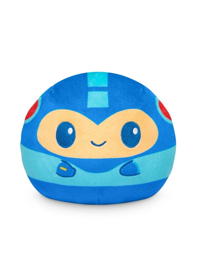 TeeTurtle TeeTurtle Mega Man Reversible 4" Plushie - Mega Man and Rush - Officially Licensed Capcom Cute Kawaii Soft Stuffed Animal Fidget Toys  - Image 1