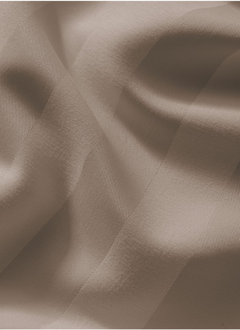 Master Home Textile Microfiber Hotel Duvet Cover Sets, Fits 160 cm x 200 cm Size Bed, 4 Pcs Queen Size, Hotel Stripe Pattern  - Image 5