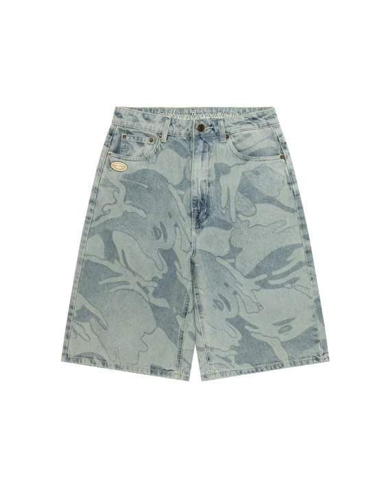 AAPE Denim jorts pants