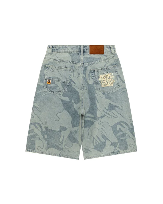 AAPE Denim jorts pants