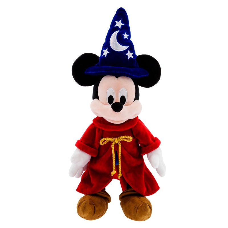 Disney Store Official Fantasia Collection: Medium 22-Inch Sorcerer Mickey Mouse Plush - Authentic, Soft & Cuddly Toy - Ideal for Fans & Kids - Image 1