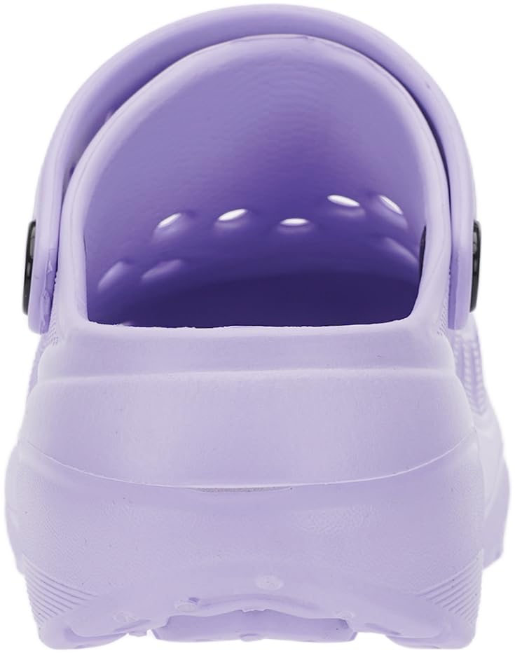WHITIN Garden Clogs for Women Slip On Shoes Breathable Wedge Cushioned Thick Sole with Heel Strap Beach Zuecos para Mujer Slippers Size 9 Slip On Platform Mules Slides for Ladies Sandals Purple 40 - Image 4