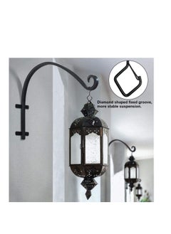 KASTWAVE 15 Pcs S Hooks for Hanging, 4 Inch Metal S Hooks, Heavy Windproof Hooks with Safety Buckles, Suitable for Hanging Plants, Clothes, Kitchen Utensil, Pots and Pans (Black)  - Image 4