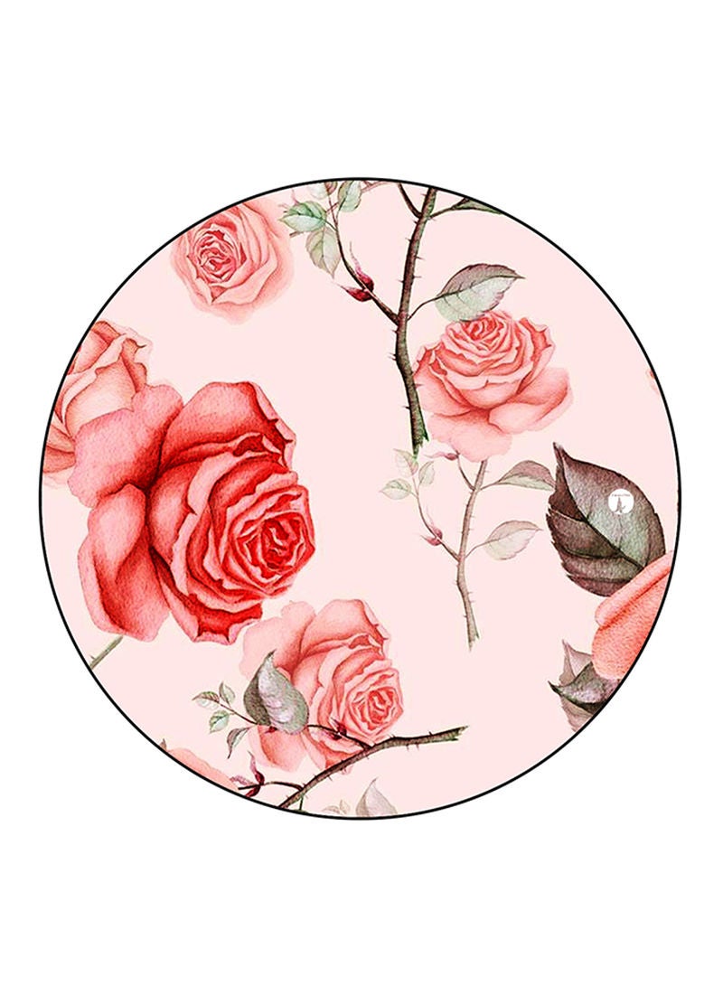 RKN Flowers Printed Mouse Pad  Multicolour