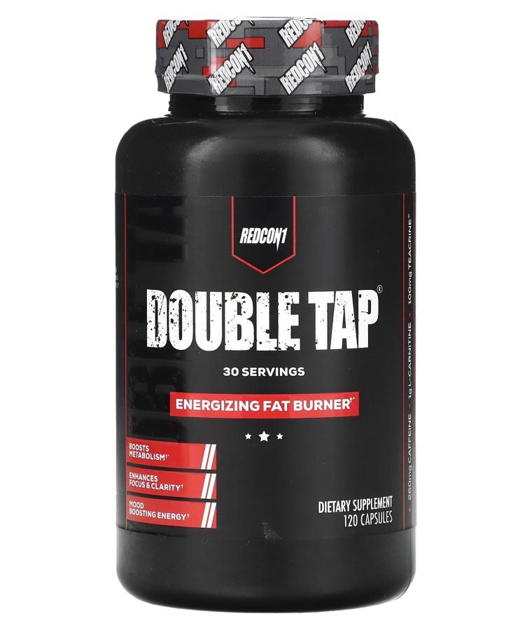 REDCON1 Double Tap Energizing Fat Burner 120 Capsules