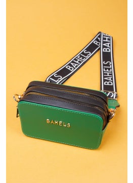 Bahels Women's Green Special Design Two-Compartment Box Shoulder Bag  - Image 2